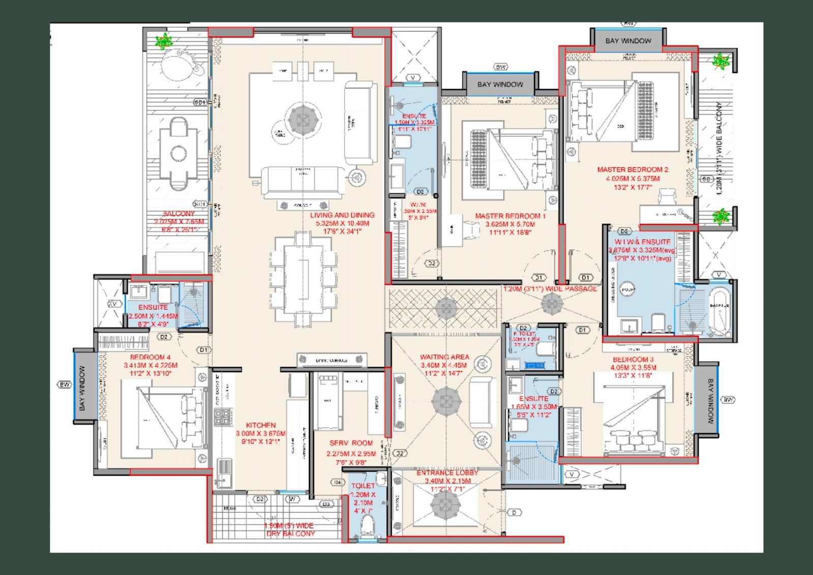2 BHK Plan